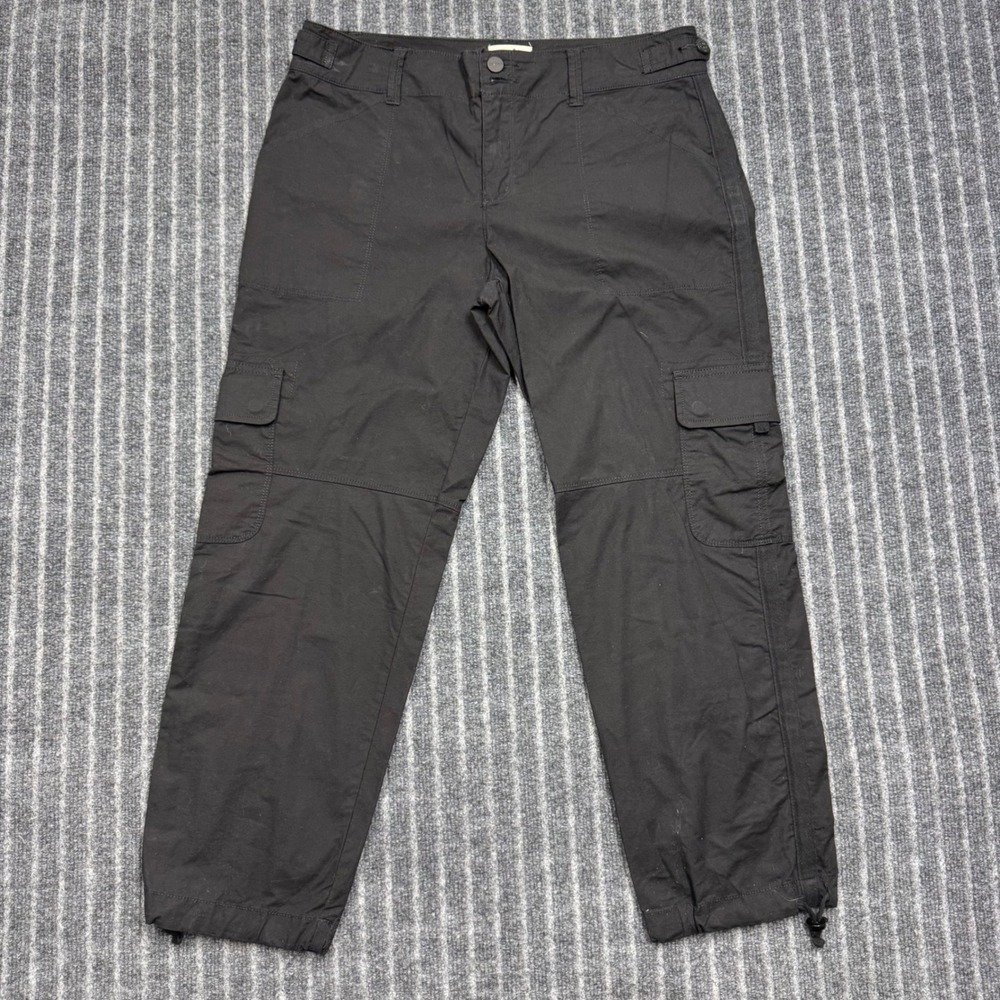 Sanctuary Womens 29 Black Standard Surplus Cargo Adjustable Hem Pants (2442)